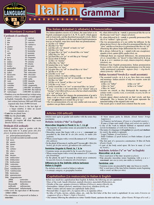 cover image of Italian Grammar